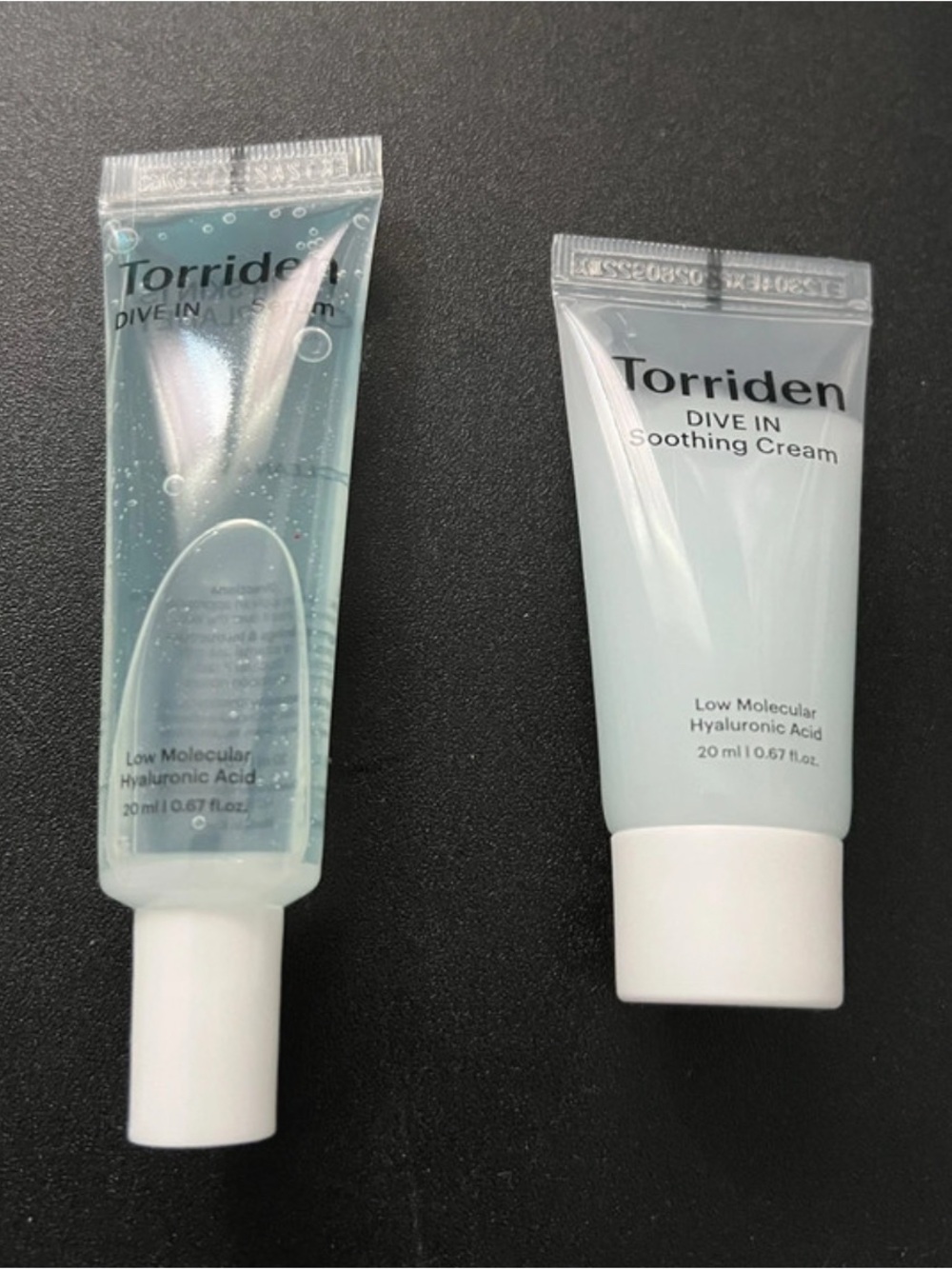 Torriden Dive In Soothing Cream and Serum Travel Set